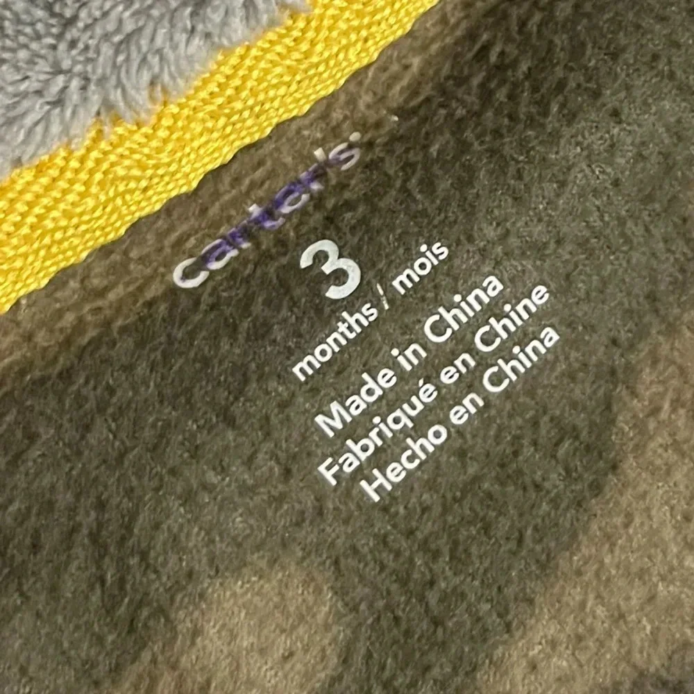 Carters • Green Camo Fleece Jumper Sleeper Overall